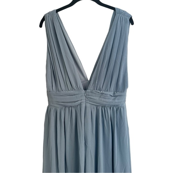 Lulus Maxi Dress Blue Large - Picture 6 of 9